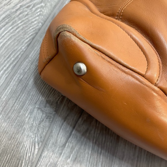 Coldwater Creek Brown Tan Real Leather Purse - Picture 8 of 16